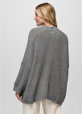 Prana Women Sunday River Long Cardigan - Grey