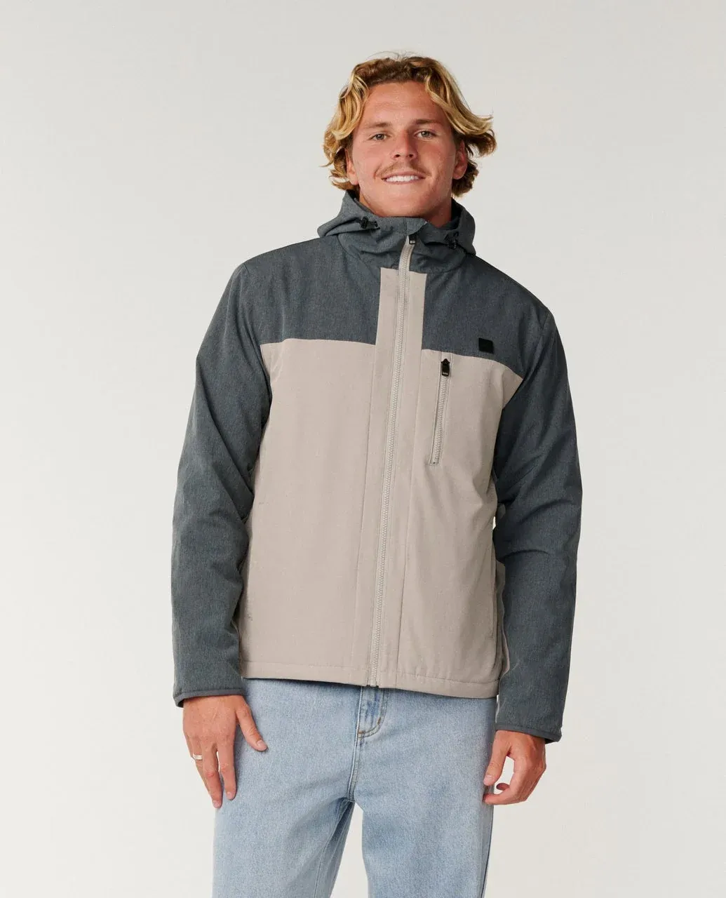 Rip Curl Anti Series Elite DWR Lined Jacket - Stone