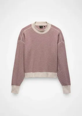 Prana Women Touchstone LS Crew - Newberry Stripe