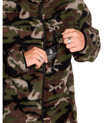 Volcom Men Nelson Sherpa Full Zip