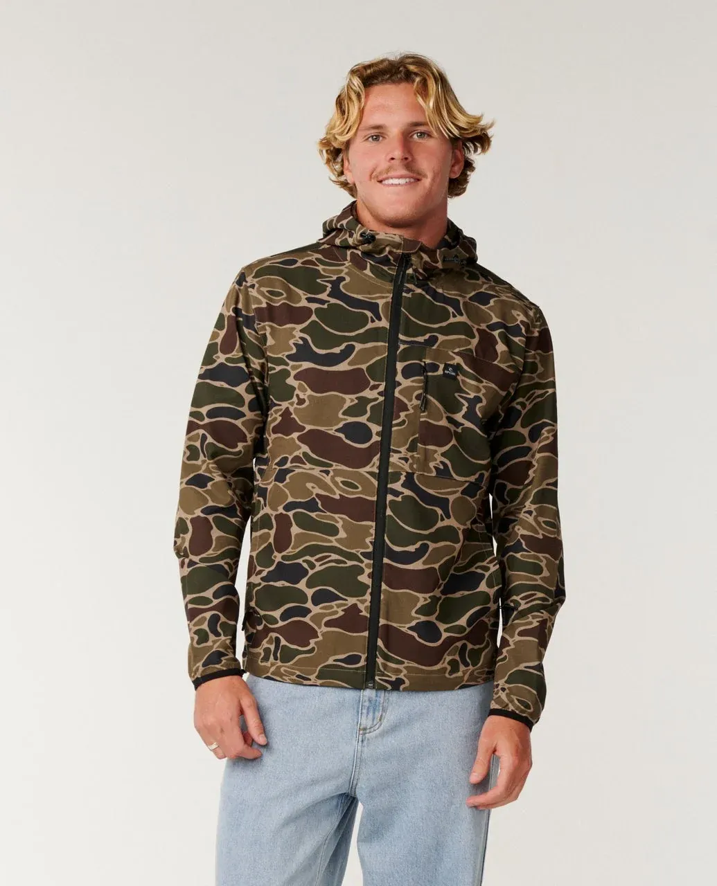 Rip Curl Men Elite DWR Jacket - Eddie Camo