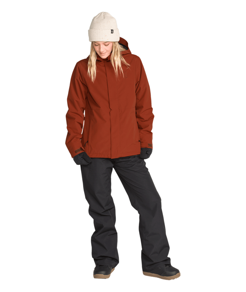 Volcom Womens Bolt Ins Jacket - Burnt Orange