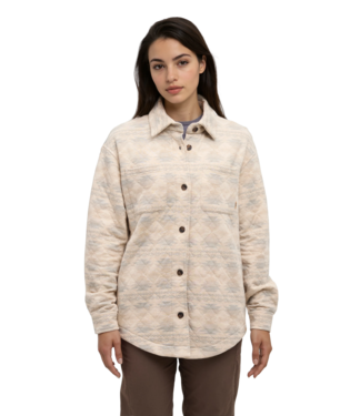 Tentree Womens Dunes Shacket - Hazelnut