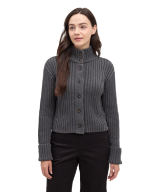 Tentree Women Monarch Cardi - Dk Grey