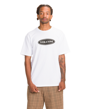 Volcom Men Remastered Stone Tee - White