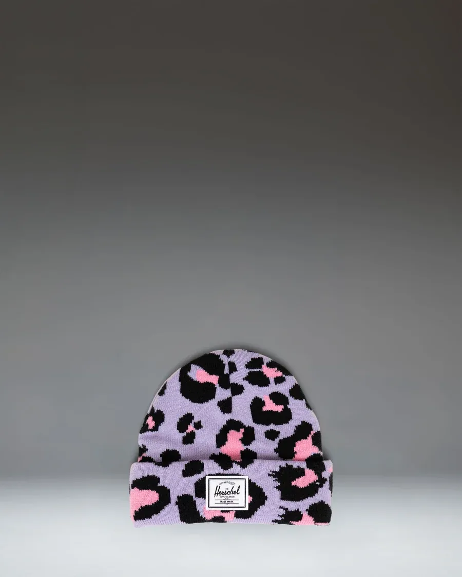 Herschel Elmer Toddler Graphic Beanie, Color: Leopard, Size: 1-3 yrs