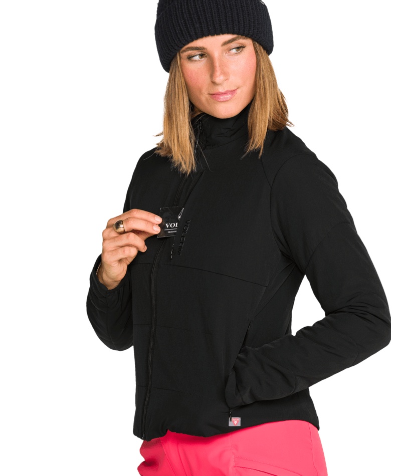 Volcom Women Evergreen Full Zip Jacket - Black