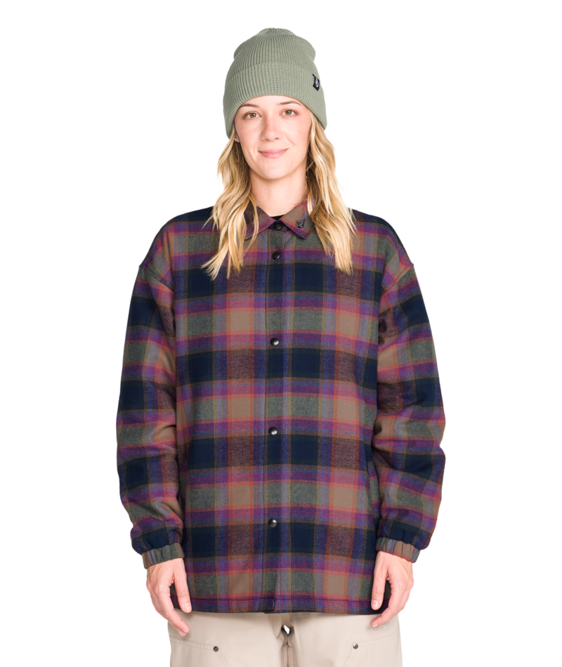 Volcom Women Ins Riding Flannel-LRN