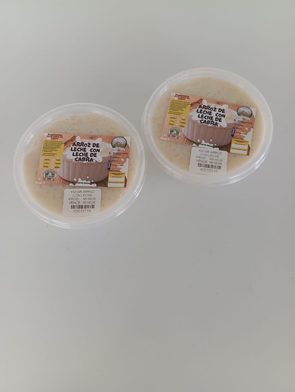 Arroz con leche de cabra(150 g)