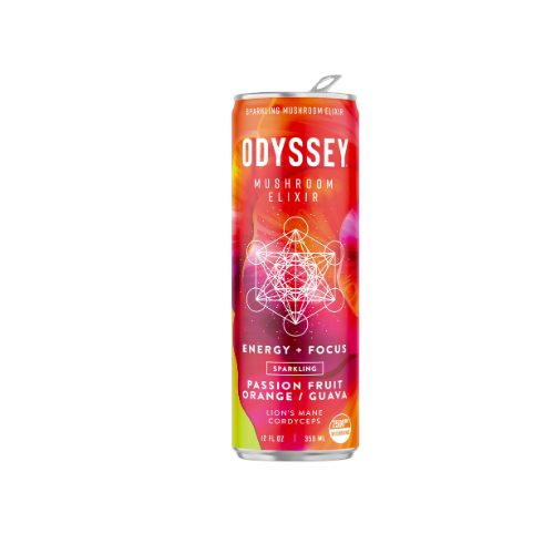 Odyssey Mushroom Elixir, Type: Reg, Flavor: Passionfruit Orange Guava