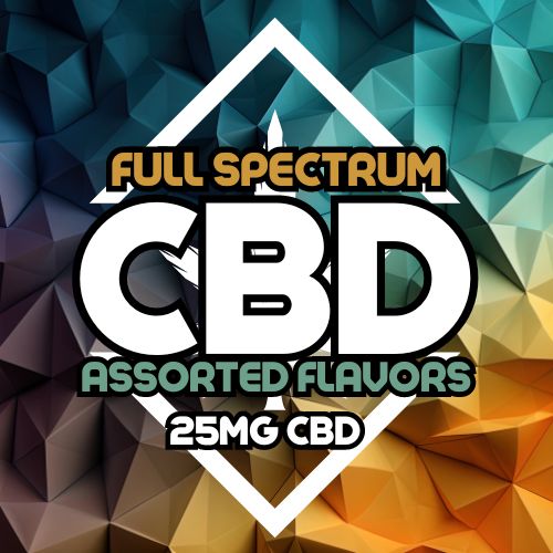 Full Spectrum 25mg CBD Gummies, Size: 1ct