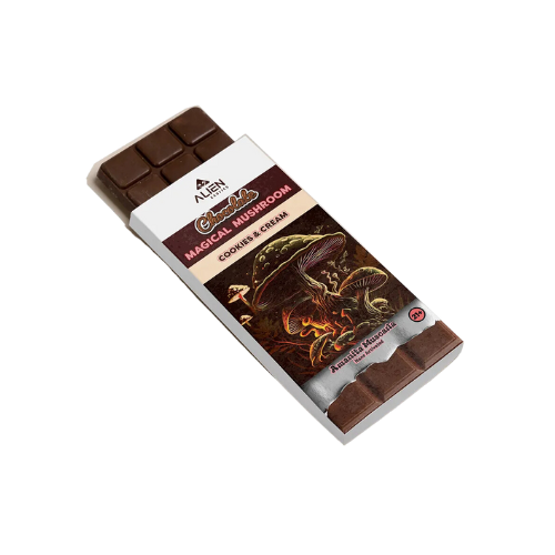 Alien Amanita Chocolate Bars, Flavor: Almond
