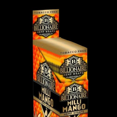Billionaire Hemp Wraps 2pk, Flavor: Milli Mango