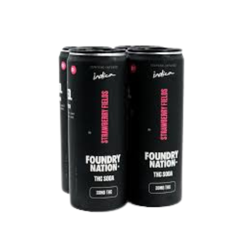 Foundry Nation 20mg Soda, Flavor: Strawberry Fields, Size: 1ct