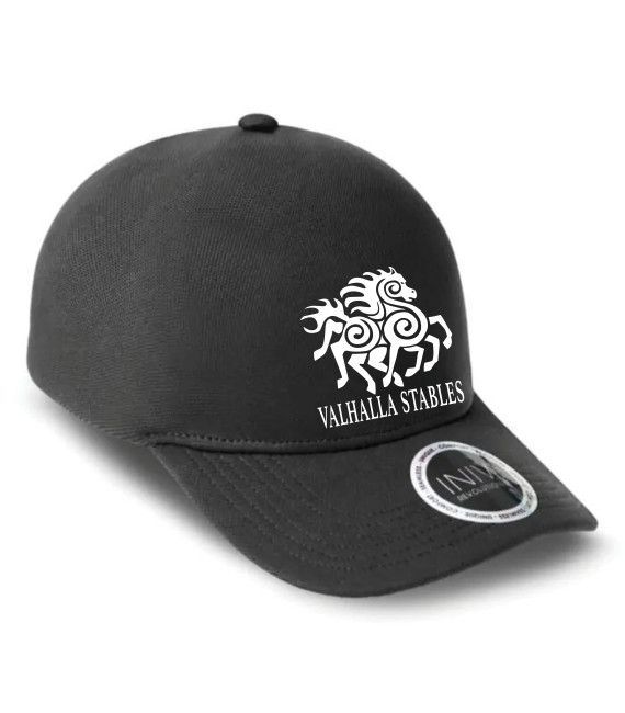 VALHALLA INIVI IV164 STANLEY 1 PANEL SEAMLESS CAP WHITE LOGO