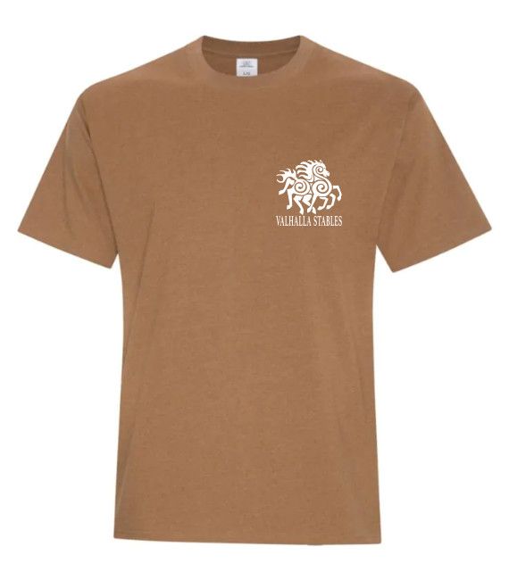 VALHALLA ATC6040 TEE WHITE LOGO