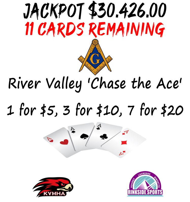 River Valley Chase the Ace - Draw: Tue. 8 Jul 2025