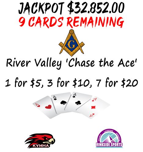 River Valley Chase the Ace - Draw: Tue. 22 Jul 2025