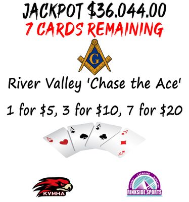 River Valley Chase the Ace - Draw: Tue. 05 Aug 2025