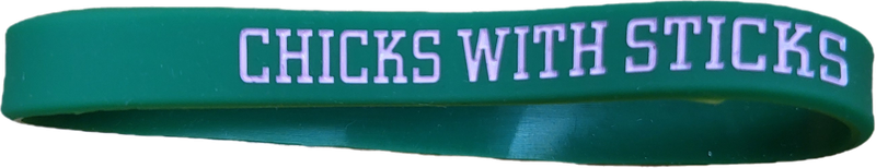 CHICK WITH STICKS BRACELET GREEN