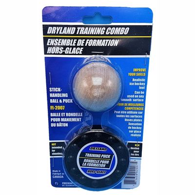 STICK HANDELING BALL AND PUCK COMBO TRAINING DRYLAND