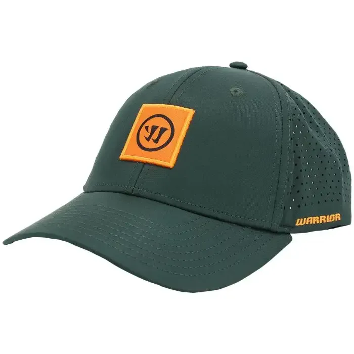 WARRIOR PERFORATED SNAPBACK CAP DARK MOSS OSFA