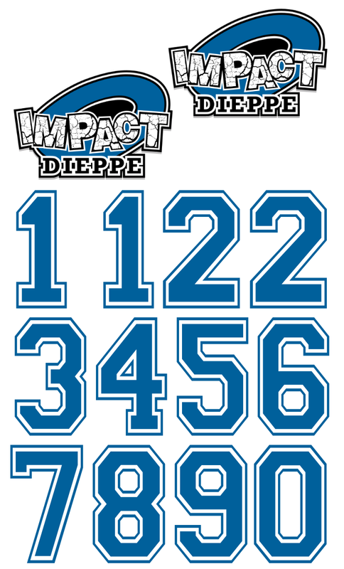 DIEPPE HELMET STICKERS