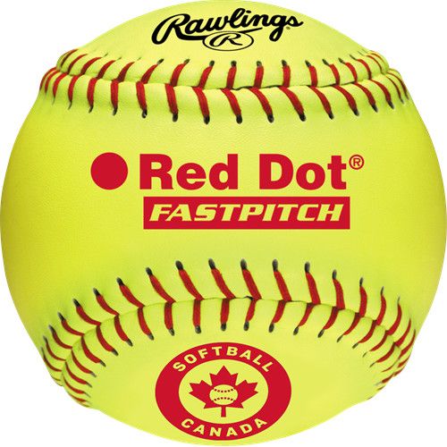 RAWLINGS RED DOT 12" FASTPITCH SOFTBALL (UNIT)