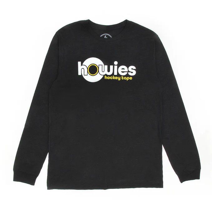 HOWIES HOCKEY THE TEE-J LONG SLEEVE BLACK ADULT LARGE