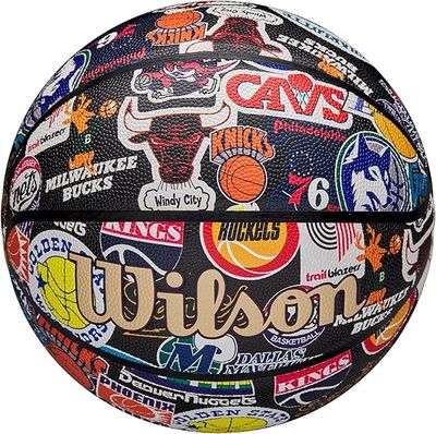 WILSON NBA ALL TEAM RETRO BASKETBALL SIZE 7 - 29.5"