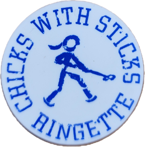 CHICKS WITH STICKS CROC CHARM