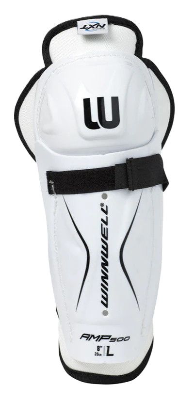 WINNWELL AMP 500 HOCKEY SHIN GUARDS YOUTH 8"