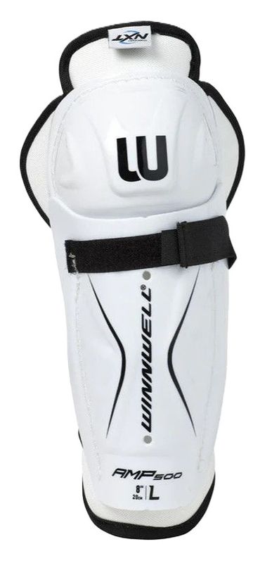 WINNWELL AMP 500 HOCKEY SHIN GUARDS YOUTH 8"