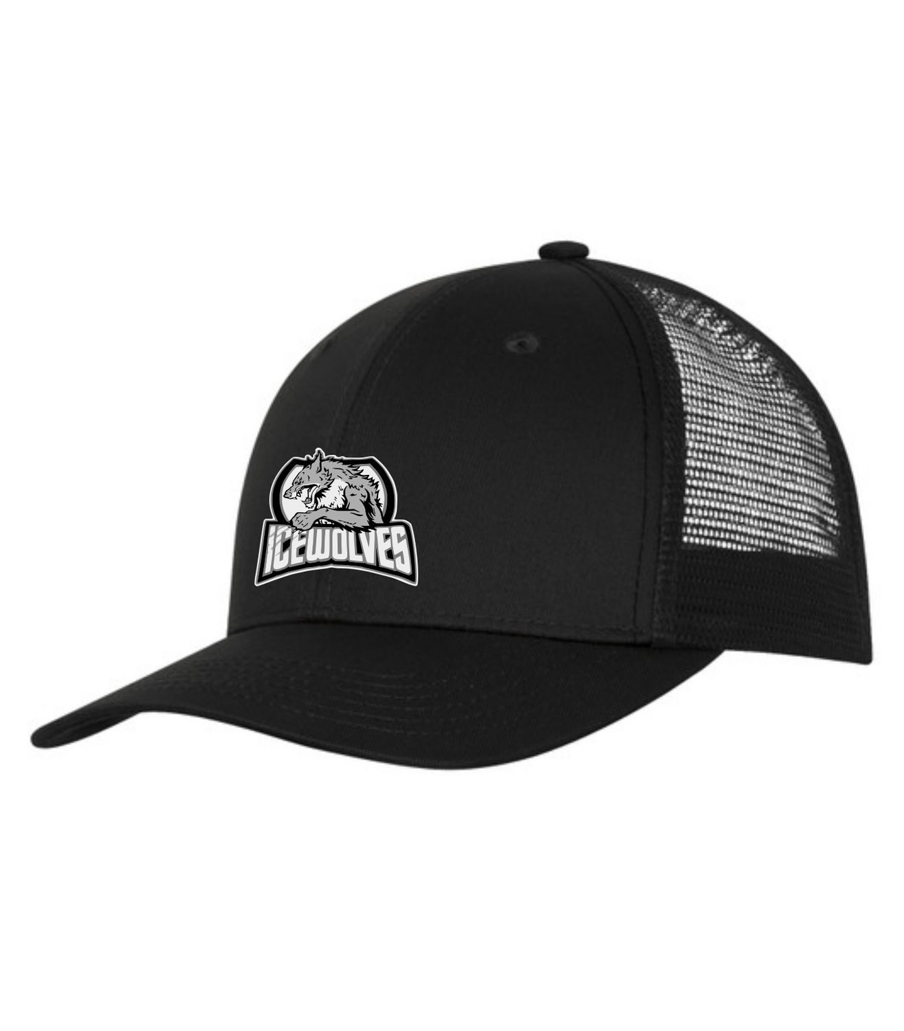 ICE WOLVES TRUCKER HAT ADJUSTABLE