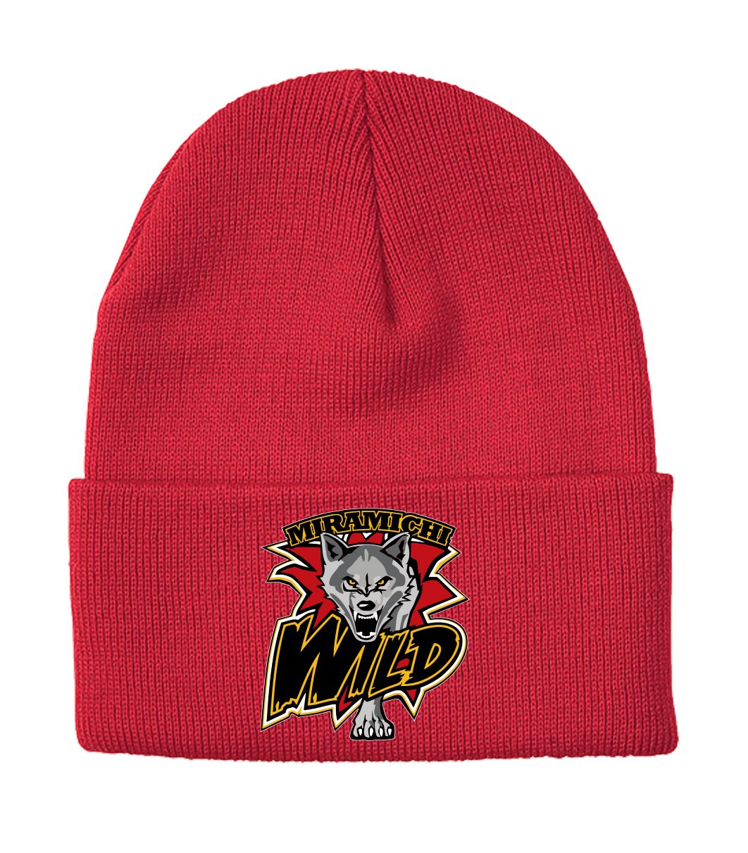 WILD MIRAMICHI EMBROIDERED BEANIE STYLE CUFF TOQUE