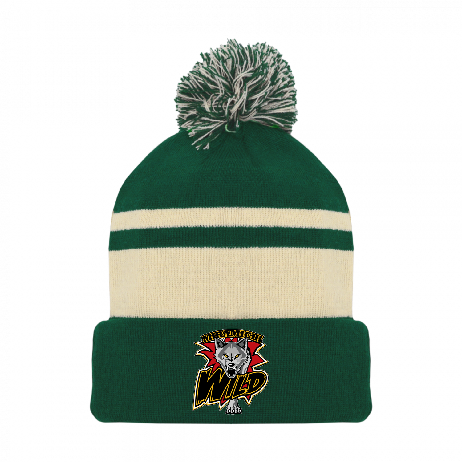 WILD MIRAMICHI TOQUE WITH POMPOM