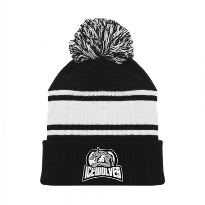 ICE WOLVES TUQUE À REVERS À POMPON