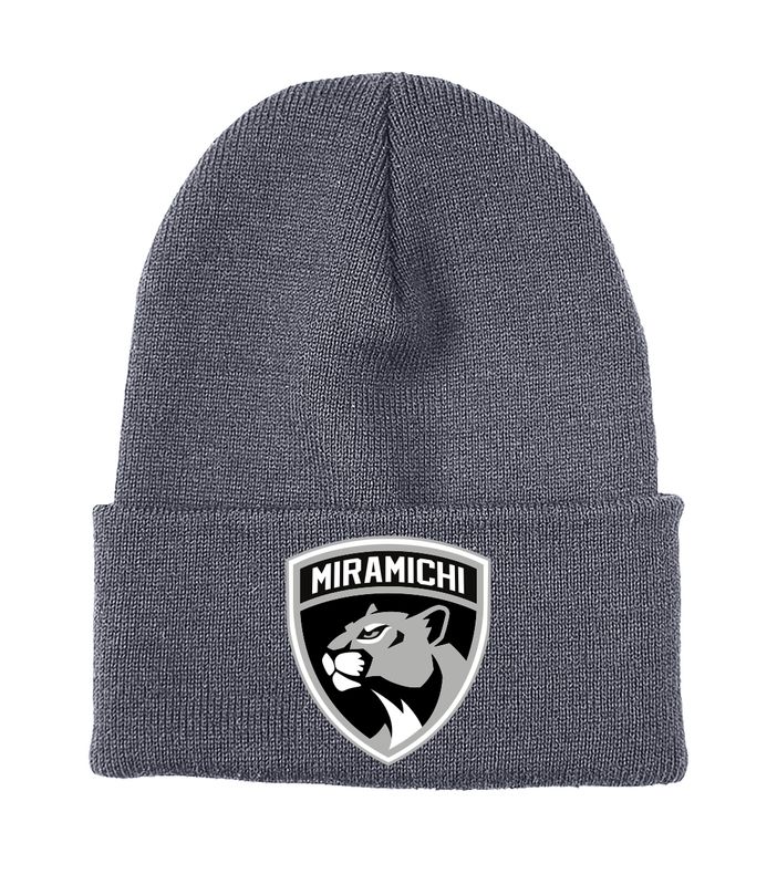 PANTHERS EMBROIDERED BEANIE STYLE CUFF TOQUE