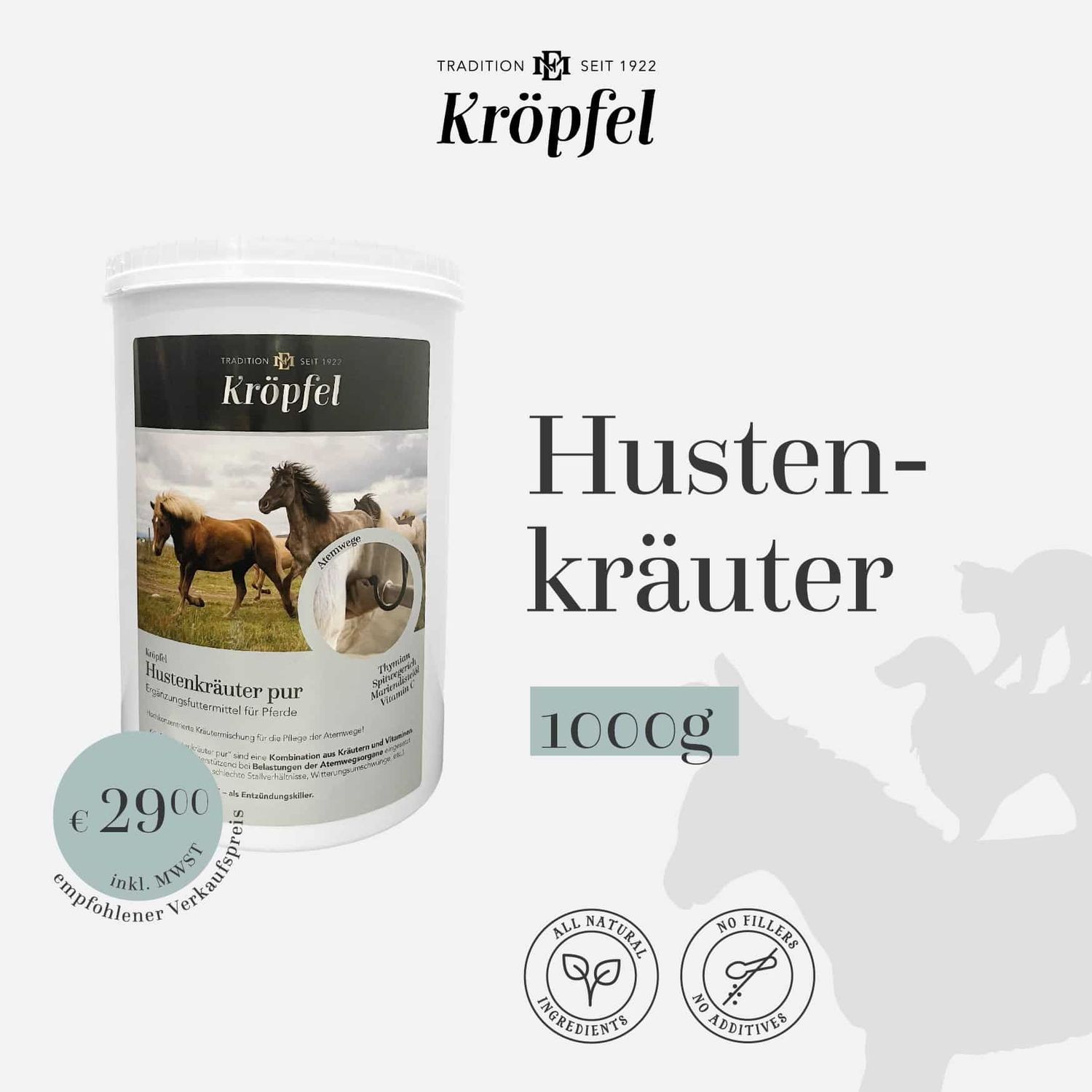 Original KRÖPFEL Hustenkräuter, 1000g