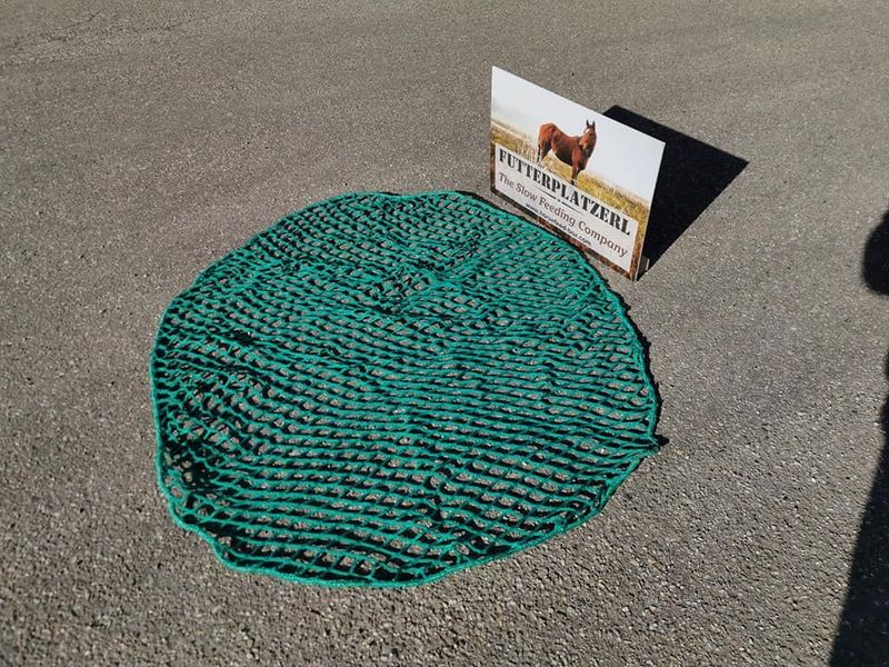 HORSEFEED BOX Futtersparnetz rund 2,5m - 4,5cm Strong Maschenweite HORSEFEED BOX Futtersparnetz rund 2,5m - 4,5cm Strong Maschenweite