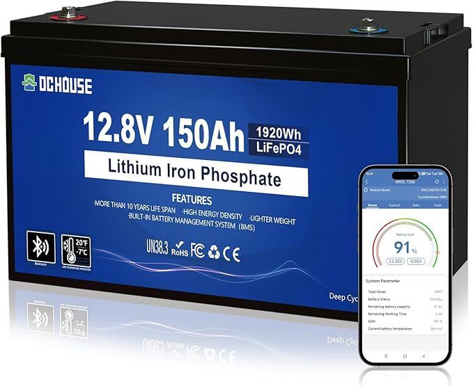 Original DC HOUSE 150AH LITHIUM ACCU Original DC HOUSE 150AH LITHIUM ACCU