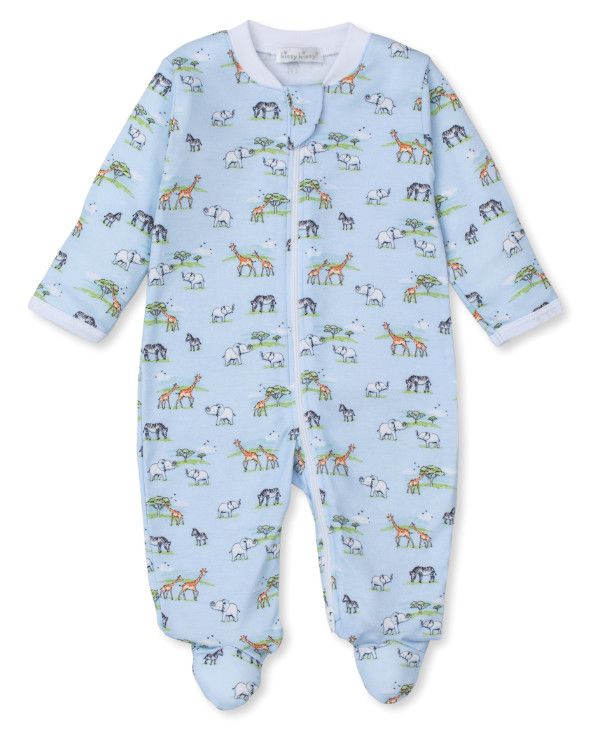 Jungle Oasis Footie w/zipper, Size: Newborn