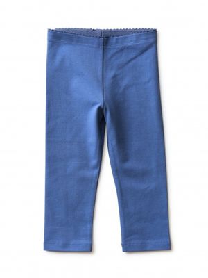 Solid Capri Leggings - Batik Blue