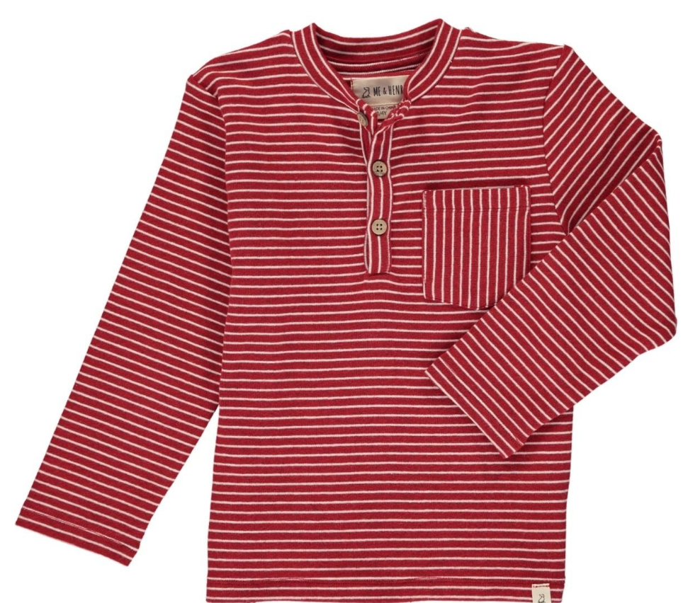Red Stripe Henley