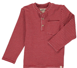 A95 Red Stripe Henley