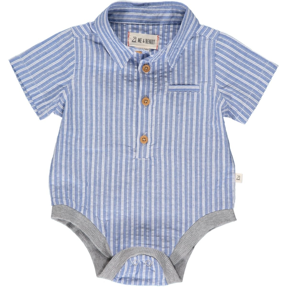 A95 Helford Stripe SS Onesie