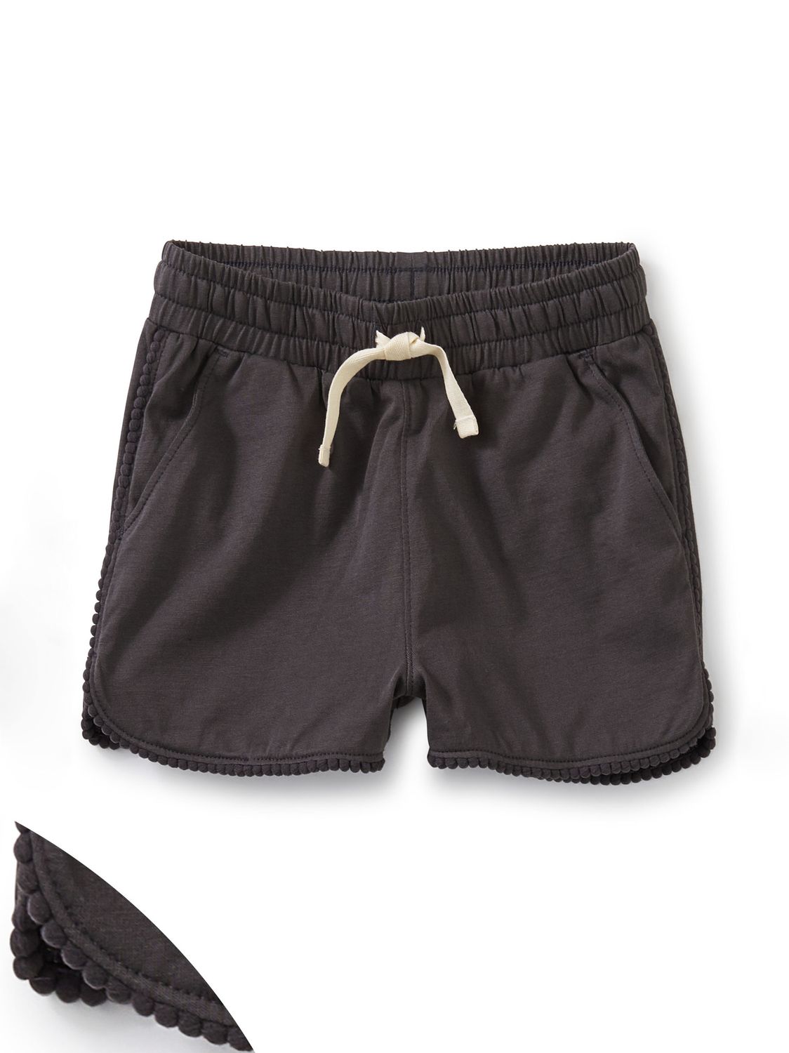Tie Waist Shorts - Pepper