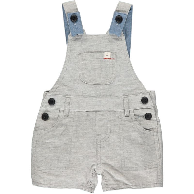 Bowline Shortie Overalls - Pale Grey