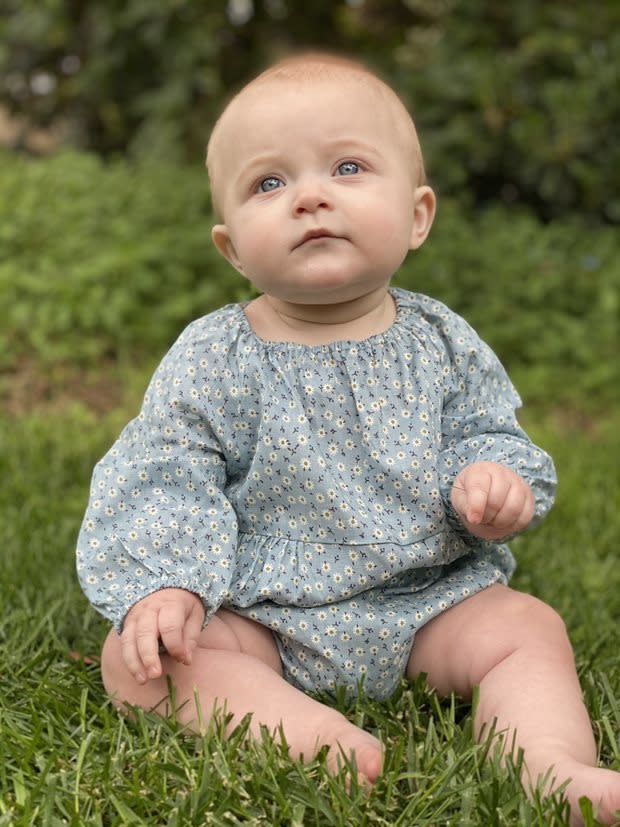 Daisy Bubble- Blue Floral