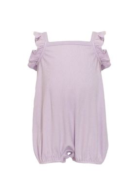 A95 In The Meadows  Knit Romper~ Purple